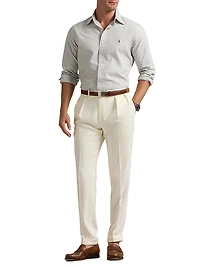 Classic-Fit Gingham Oxford Shirt