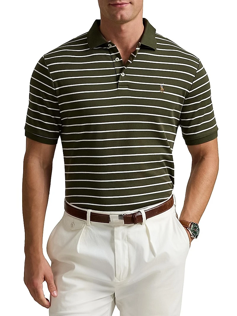 Classic-Fit Soft Cotton Polo Shirt