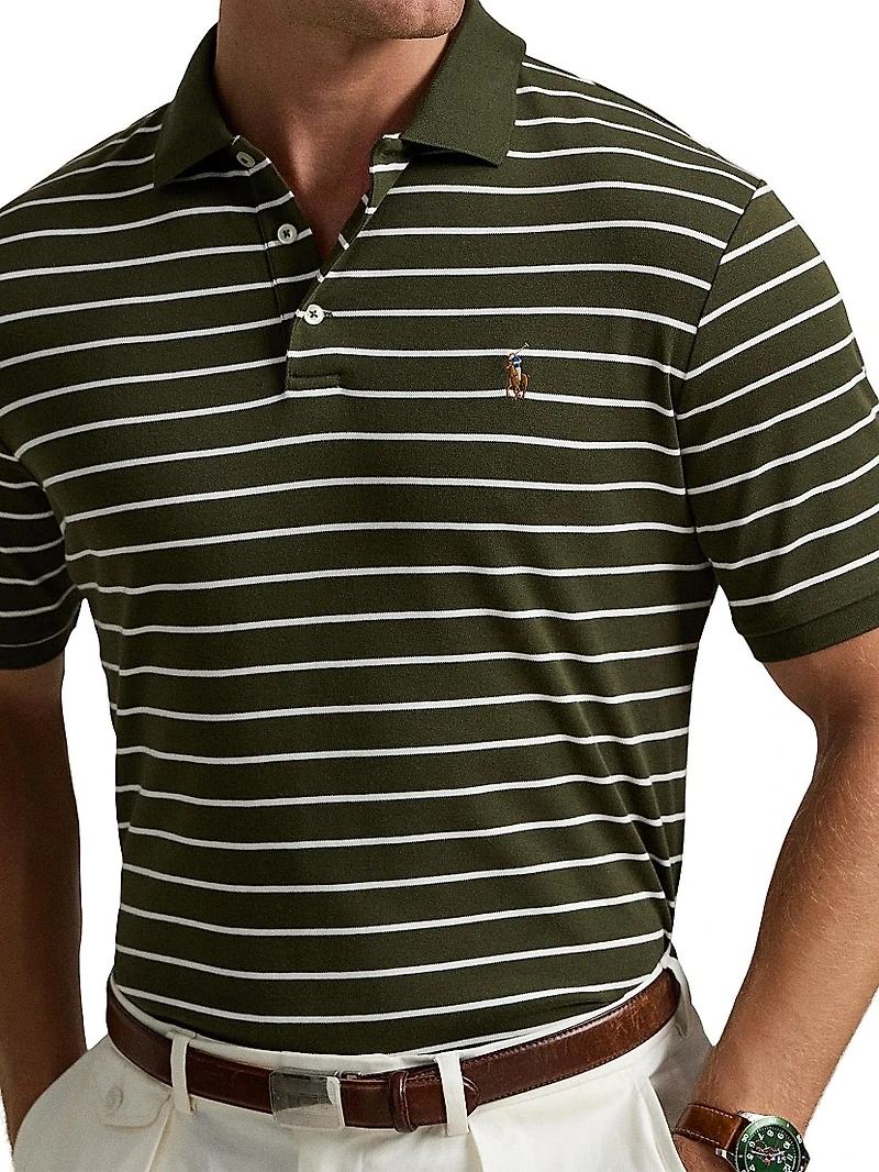 Classic-Fit Soft Cotton Polo Shirt