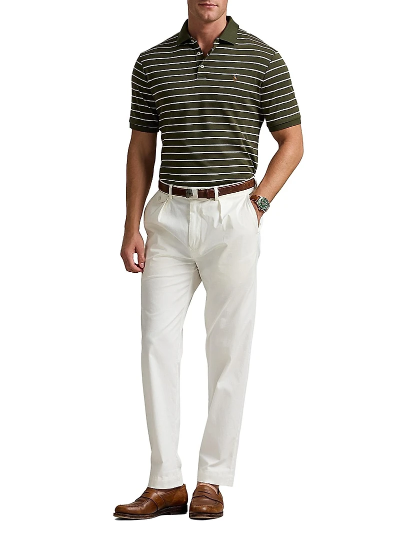 Classic-Fit Soft Cotton Polo Shirt