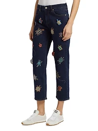 Turtle Time' Boyfriend Jeans
