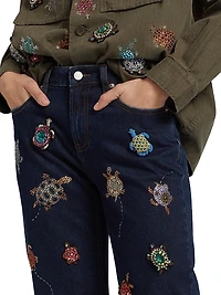 Turtle Time' Boyfriend Jeans