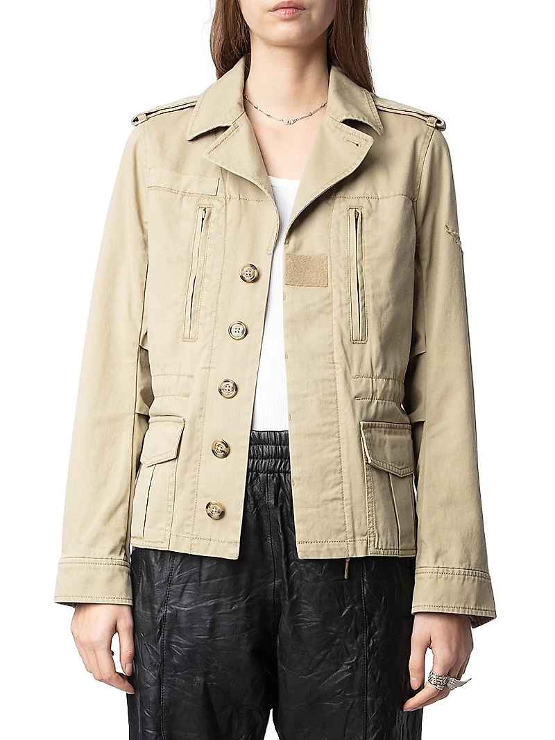 Klimi Cotton Military Jacket