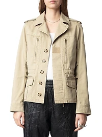 Klimi Cotton Military Jacket