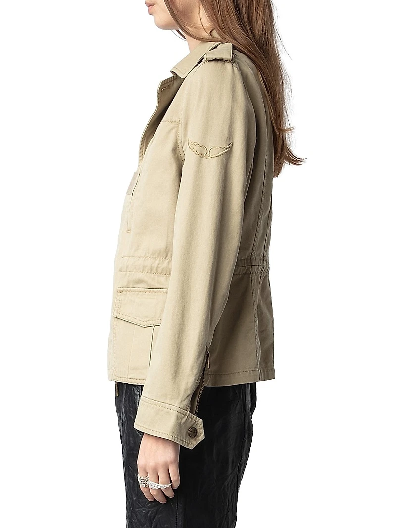 Klimi Cotton Military Jacket