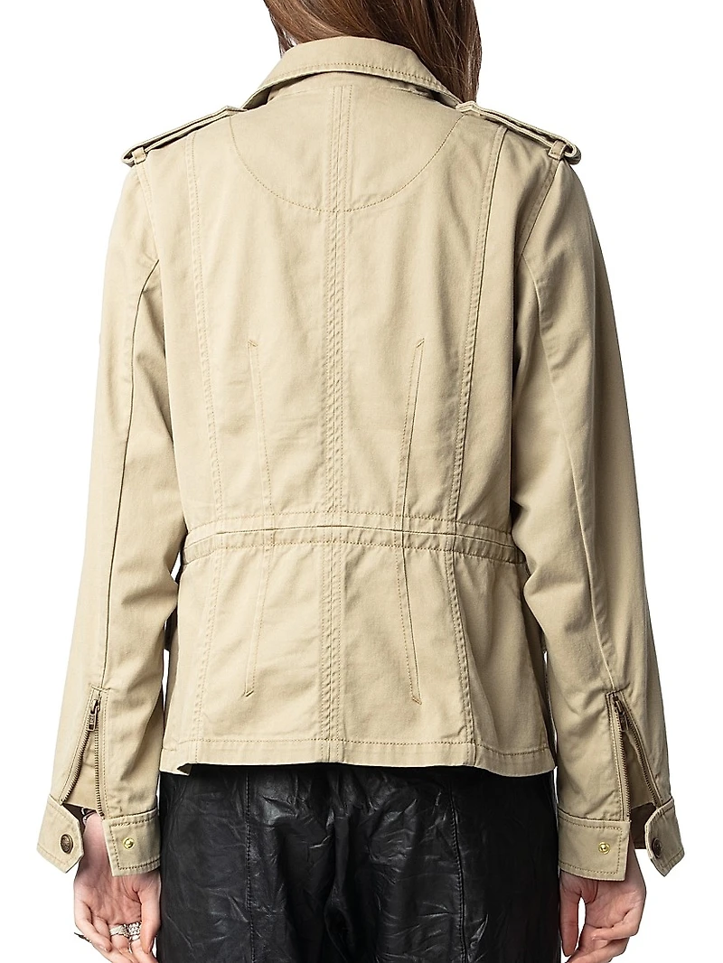 Klimi Cotton Military Jacket