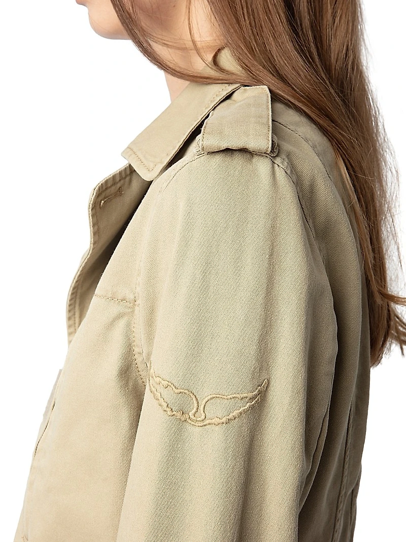 Klimi Cotton Military Jacket