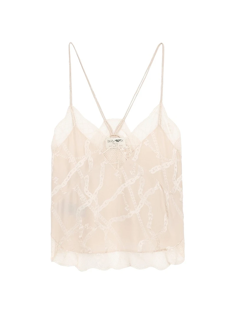 Cabri Jac Chaines Silk Camisole