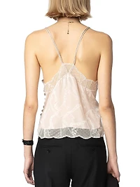 Cabri Jac Chaines Silk Camisole
