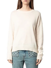Cici Cashmere Star Patch Sweater