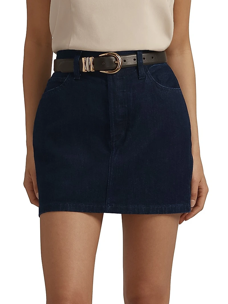 The Otto Denim Miniskirt