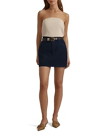 The Otto Denim Miniskirt