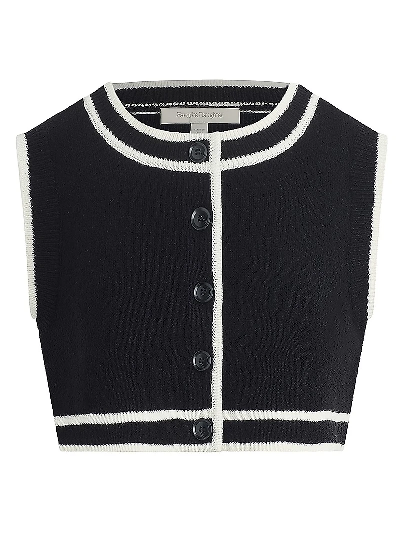 Meredith Stretch-Cotton Top