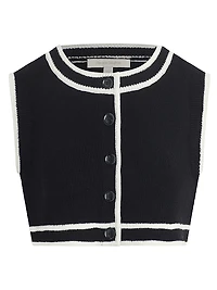 Meredith Stretch-Cotton Top