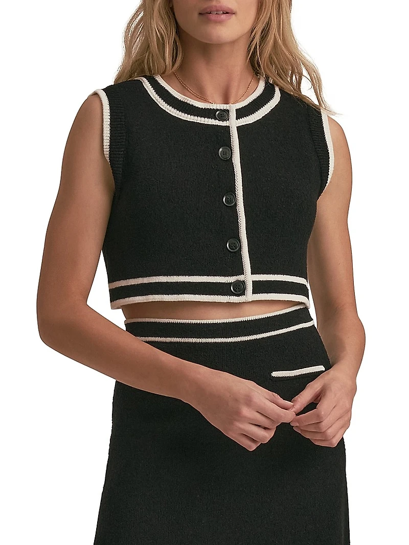 Meredith Stretch-Cotton Top