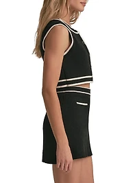 Meredith Stretch-Cotton Top