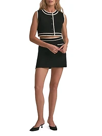 Meredith Stretch-Cotton Top