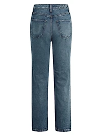 The Valentina Super High Rise Straight Jeans