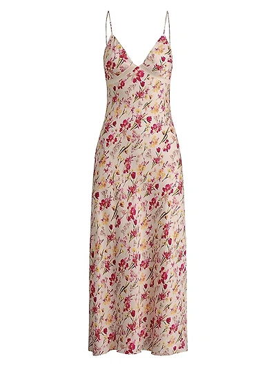 The Blackberry Floral Slip Dress