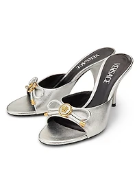 85MM Leather Mule Heels