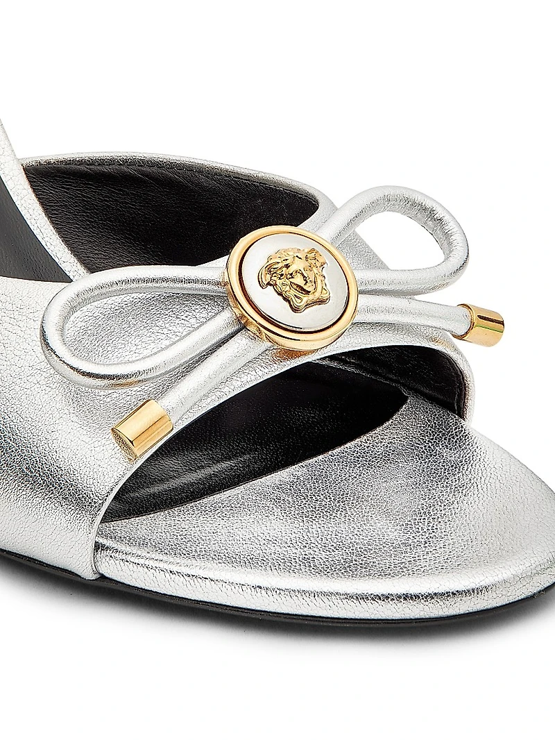 85MM Leather Mule Heels