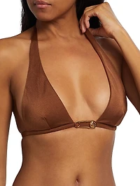Pin Triangle Bikini Top