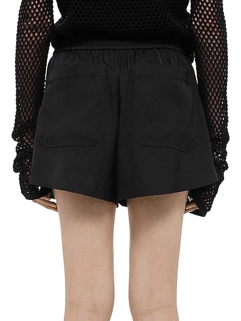 Logo Patch Boxer-Style Shorts