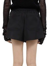 Logo Patch Boxer-Style Shorts