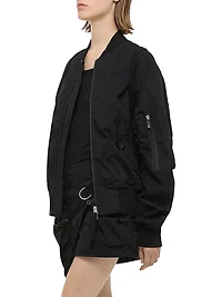 Creased MA1 Bomber Jacket