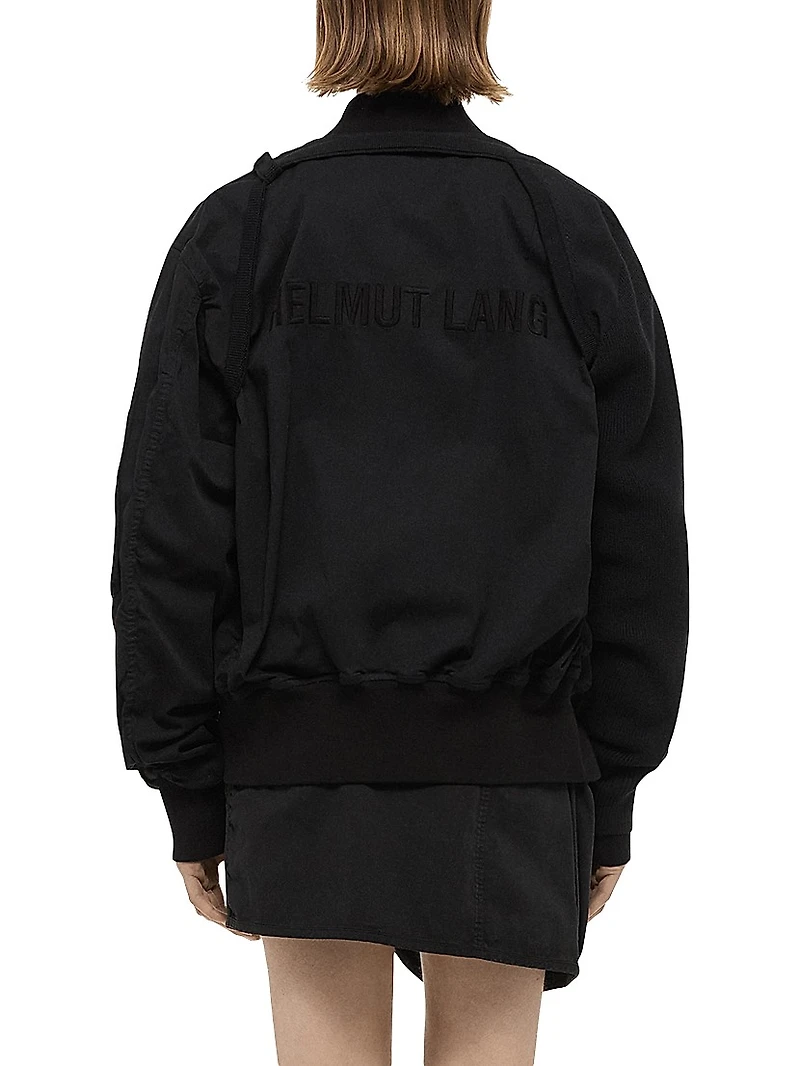 Creased MA1 Bomber Jacket