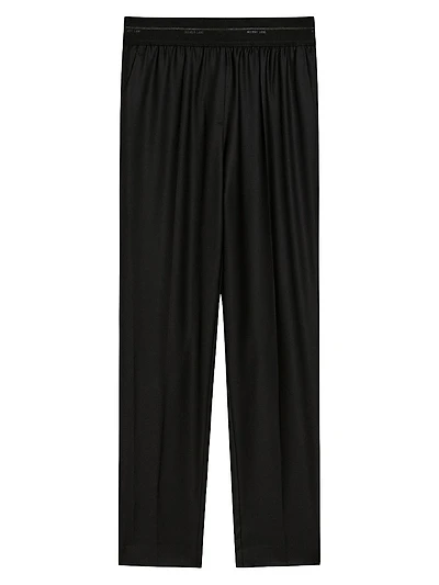 Tailored Wool Tapered Trousers