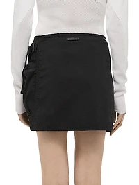 Field Stretch Cotton Utilitarian-Style Miniskirt