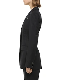 Darted Wool Blazer