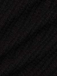 Waffle Knit Short-Sleeve Sweater