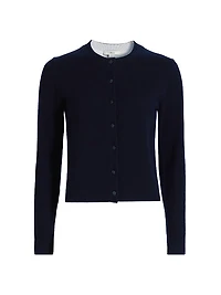 Half Moon Wool & Cashmere Blend Cardigan