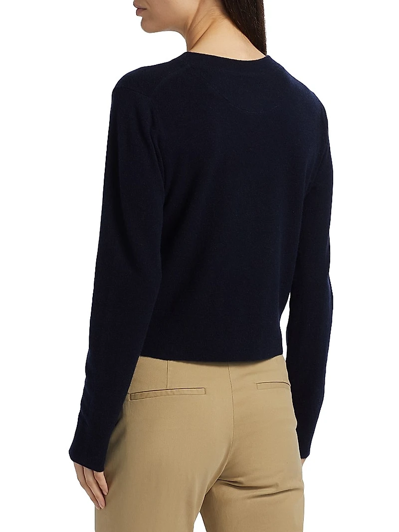 Half Moon Wool & Cashmere Blend Cardigan