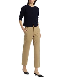 Half Moon Wool & Cashmere Blend Cardigan