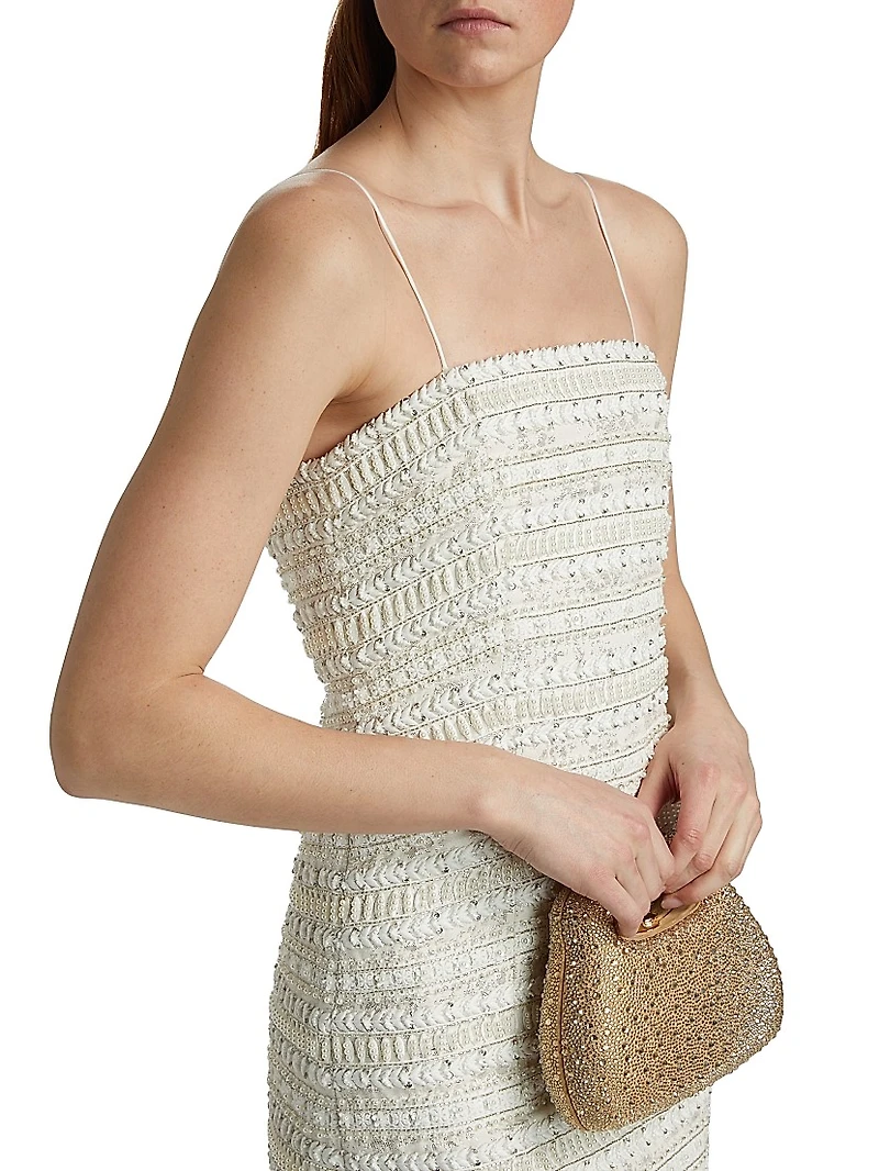 Violet Embellished Mini Dress