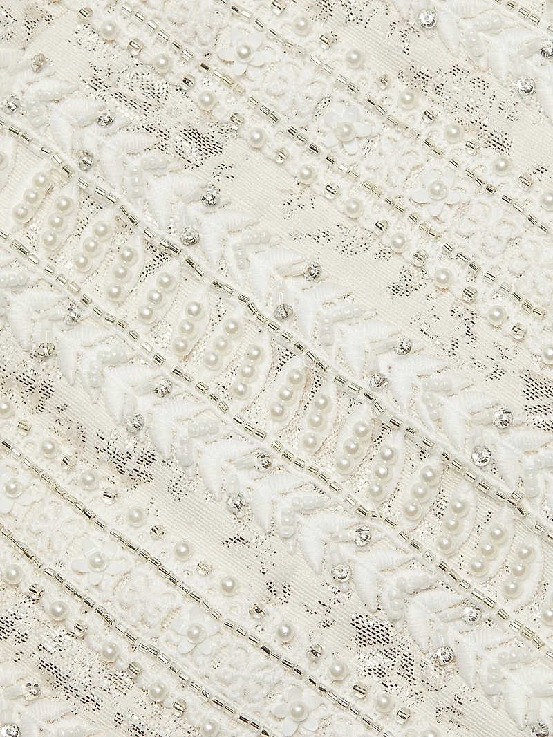 Violet Embellished Mini Dress