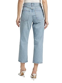 90s Mid-Rise Straight-Leg Crop Jeans
