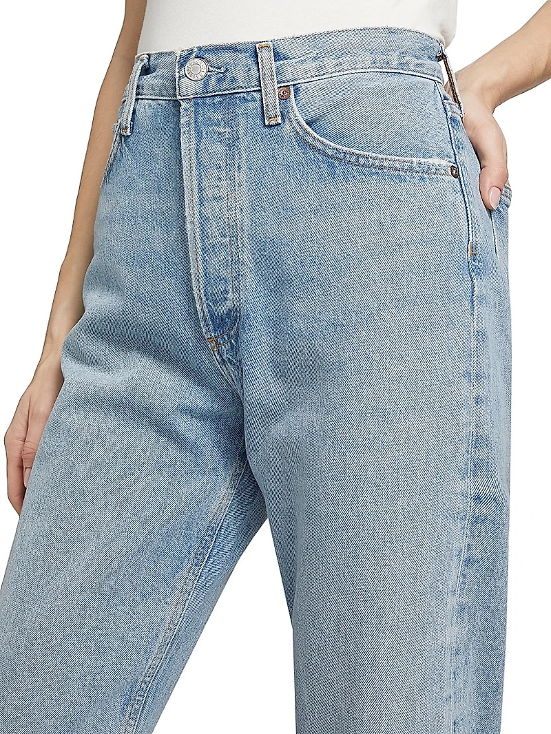 90s Mid-Rise Straight-Leg Crop Jeans