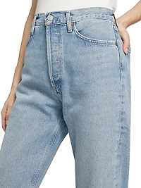 90s Mid-Rise Straight-Leg Crop Jeans
