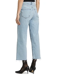 Ren Stretch Cotton High-Rise Wide-Leg Jeans