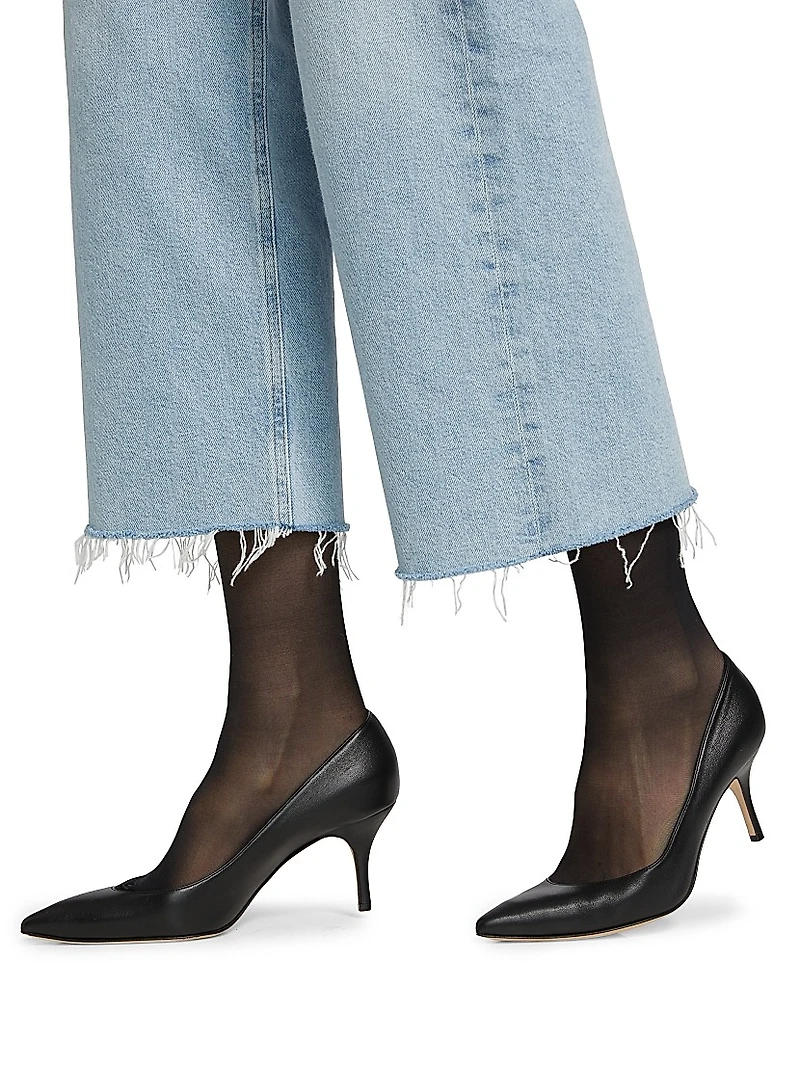 Ren Stretch Cotton High-Rise Wide-Leg Jeans