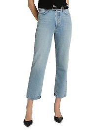 `90s Pinch Waist Stretch Crop Jeans
