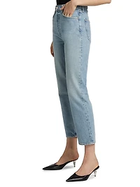 `90s Pinch Waist Stretch Crop Jeans