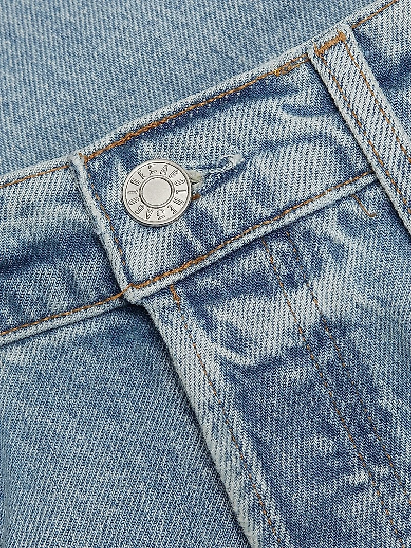 `90s Pinch Waist Stretch Crop Jeans