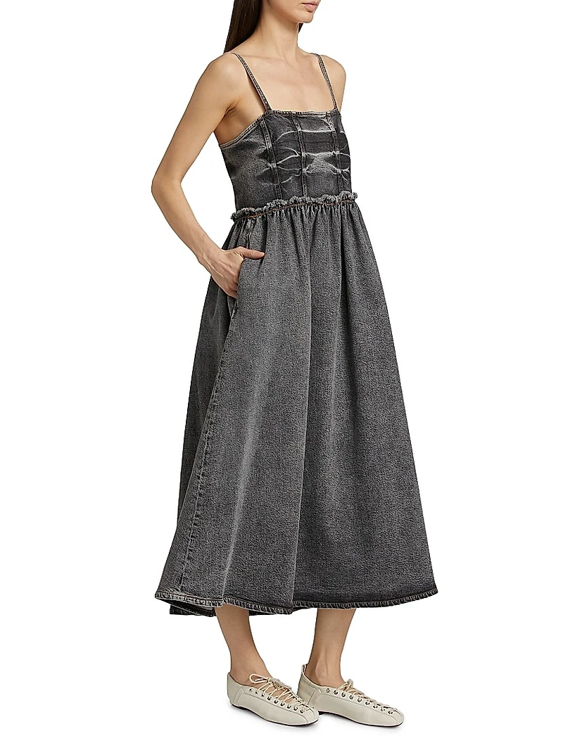 Future Denim Midi-Dress