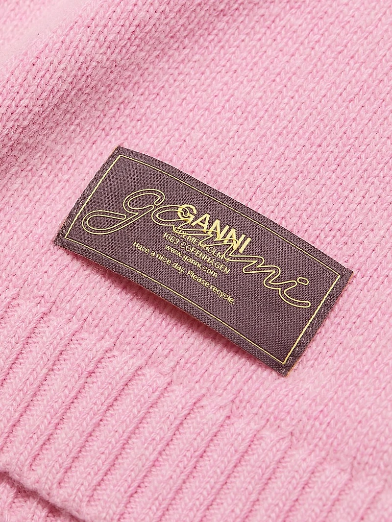 Future Wool-Blend Short-Sleeve Cardigan