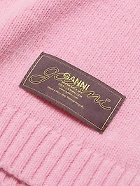 Future Wool-Blend Short-Sleeve Cardigan